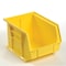 Global Industrial Storage Bin, Plastic, Yellow, 7 in H 269683YL - alternate 1